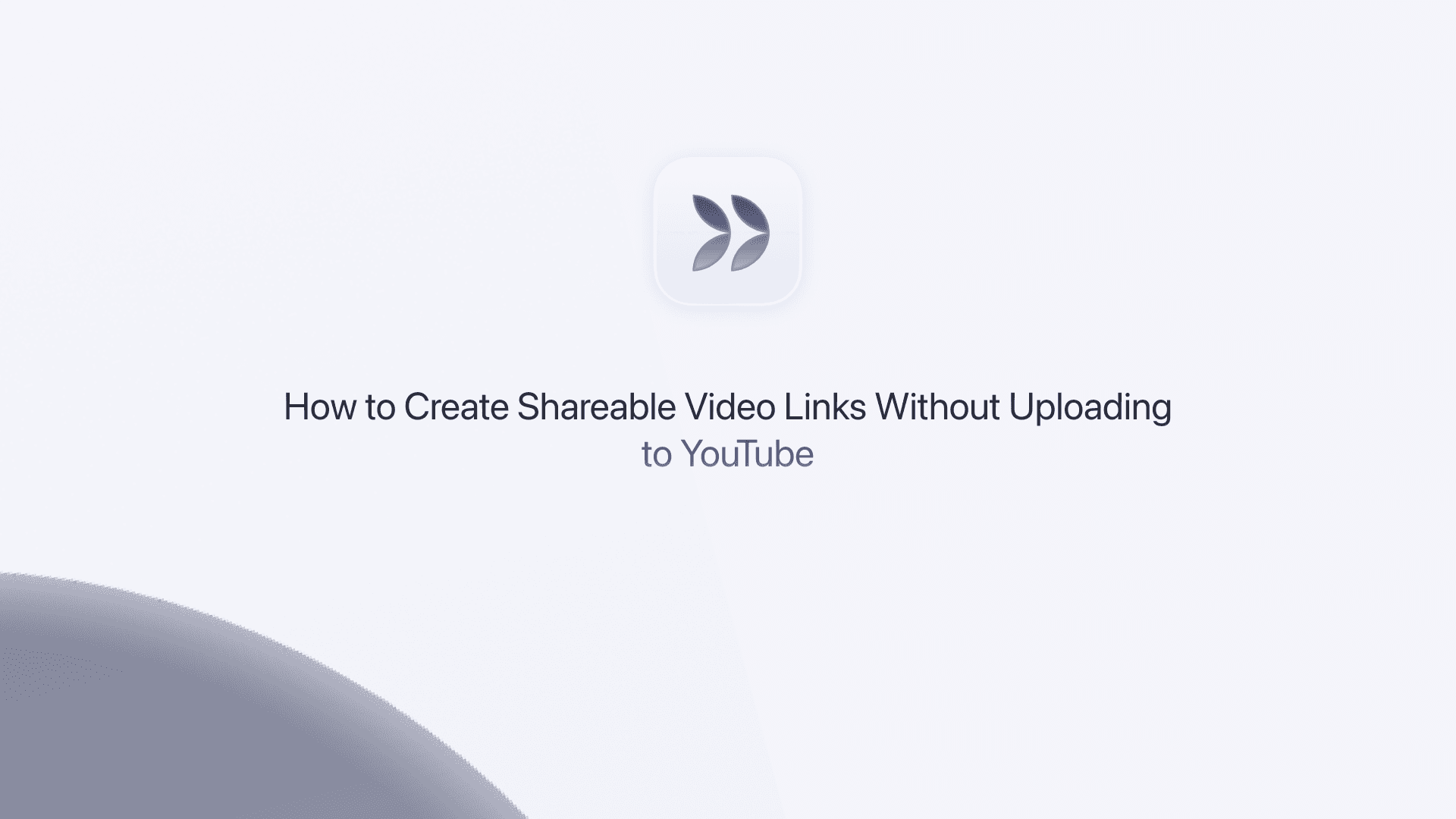A shareable video link being generated from a screen recording