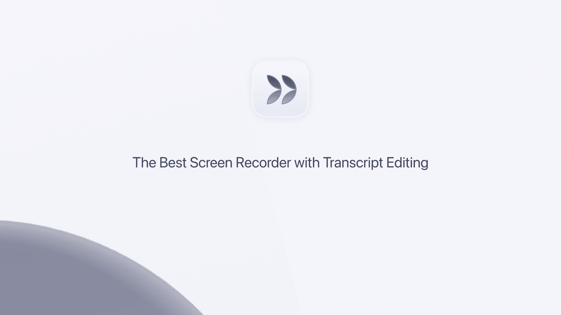 Editing a video by deleting text in a transcript