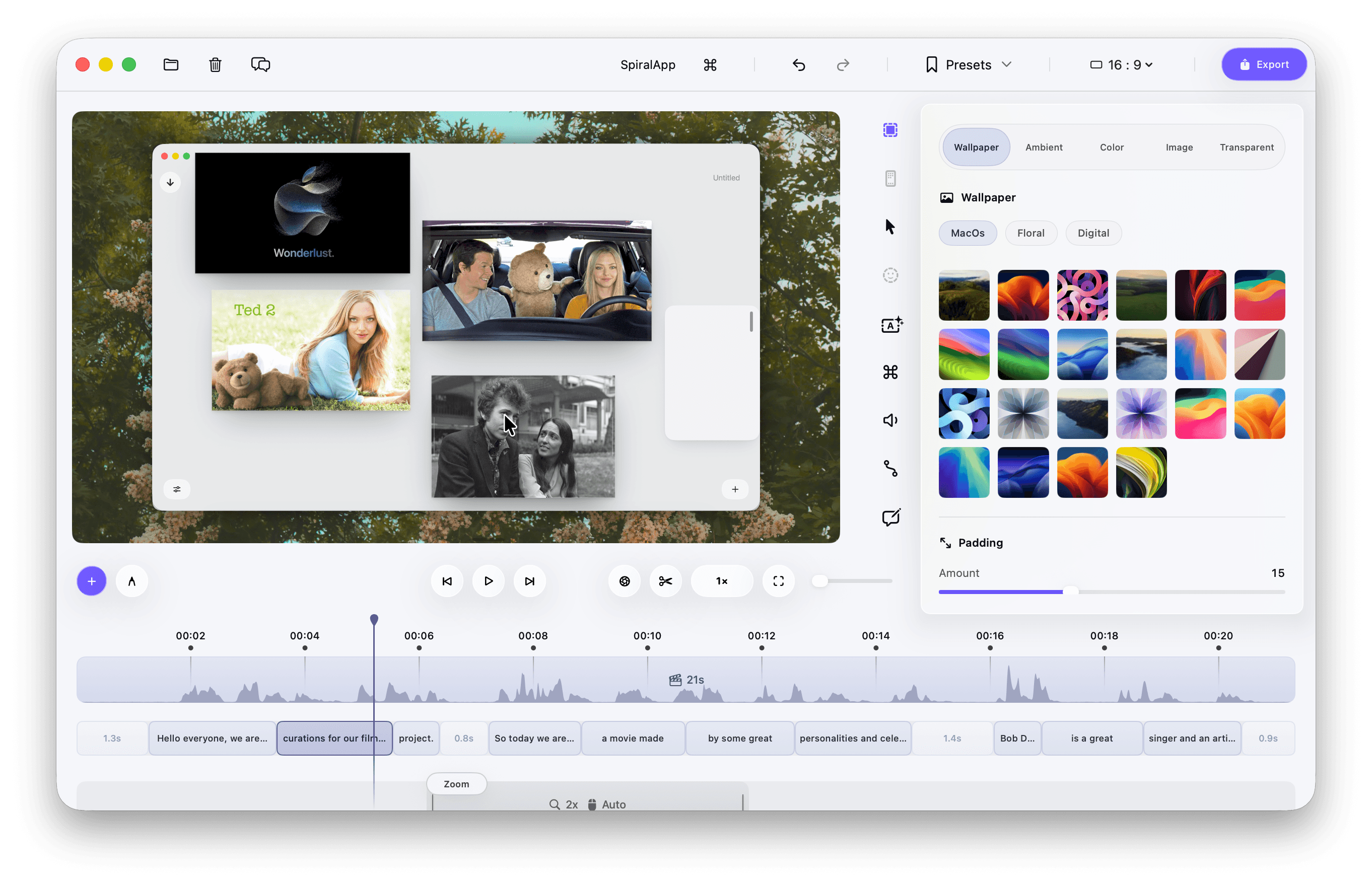 Dina editor