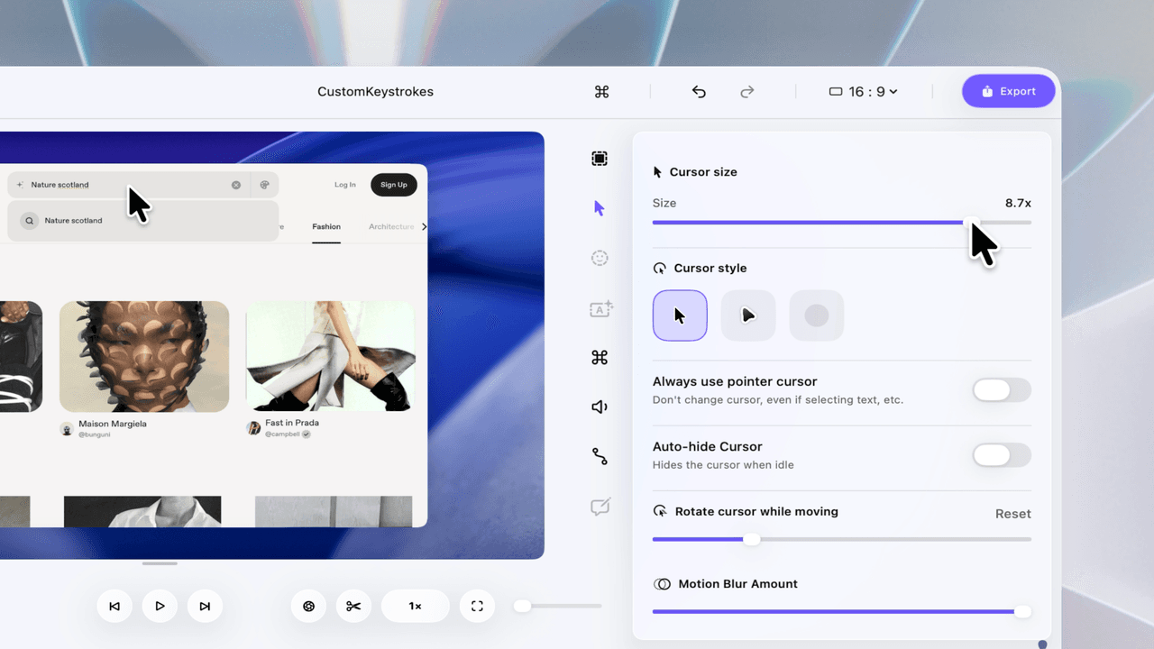 Cursor Customizations